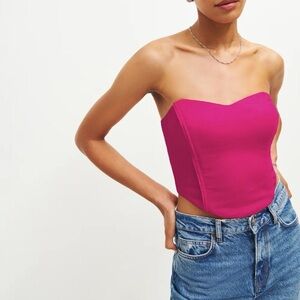 Reformation Kass Linen Top